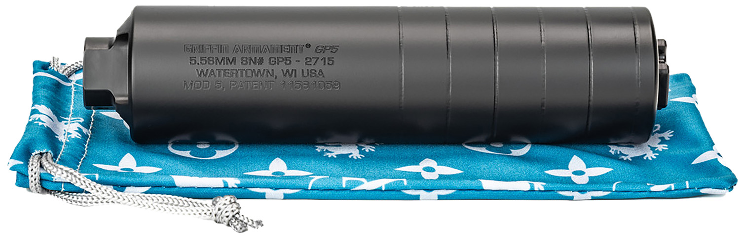 Griffin Armament GP5 Suppressor 6.25" 556NATO 17-4PH