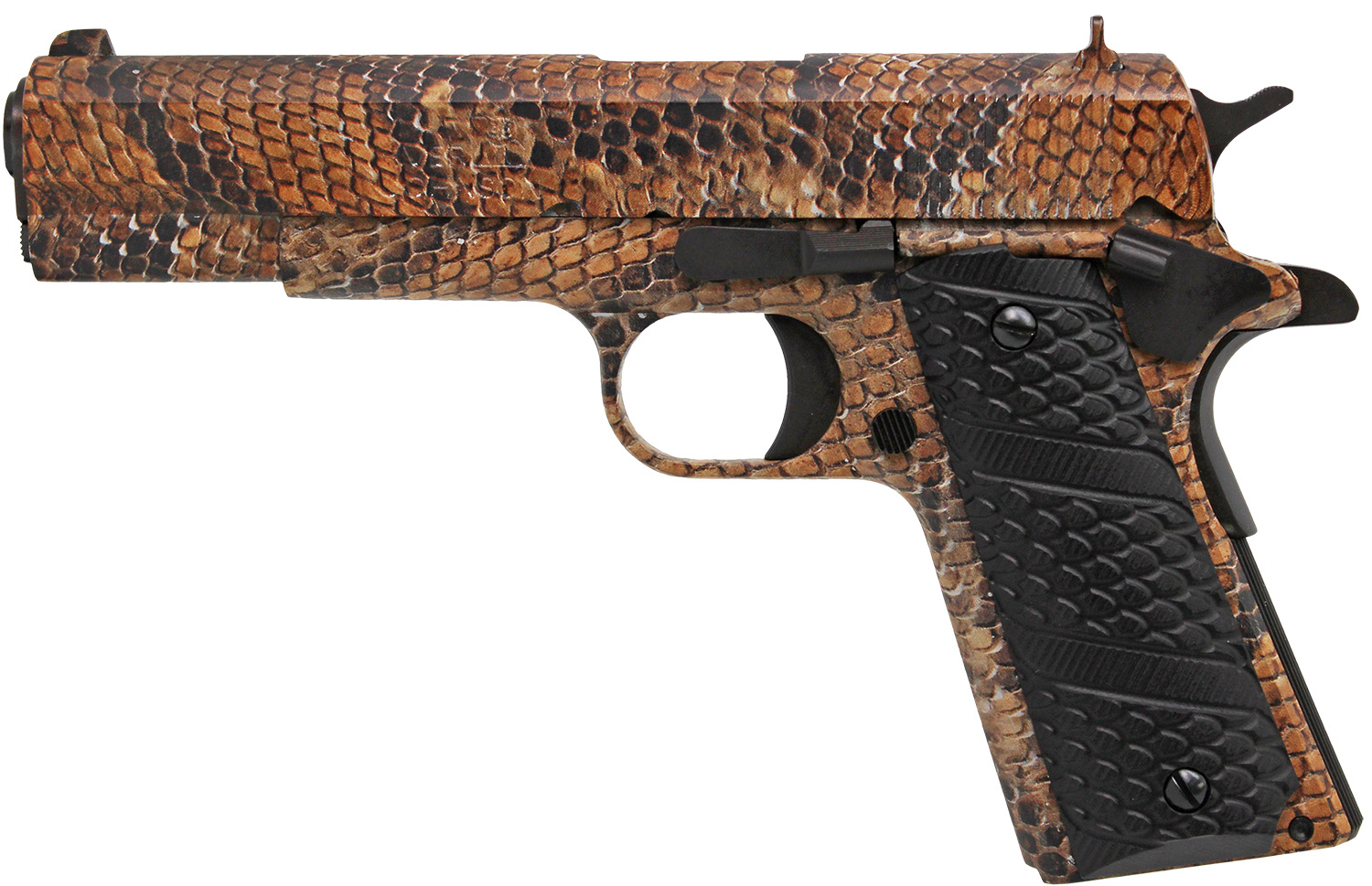 Iver Johnson Arms 1911A1 1911 A1 Rattlesnake Government Size 45 ACP 8+1...