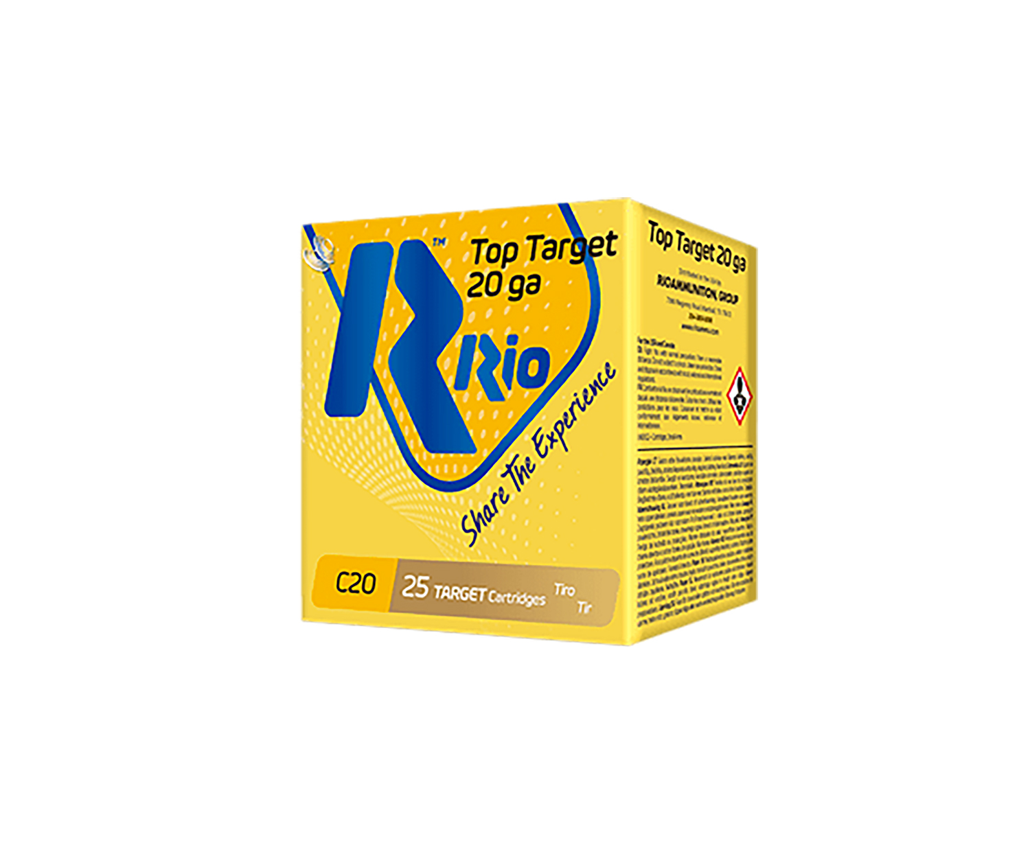 Rio Top Target 20 ga 2 3/4 7/8oz #7.5 - 25/box
