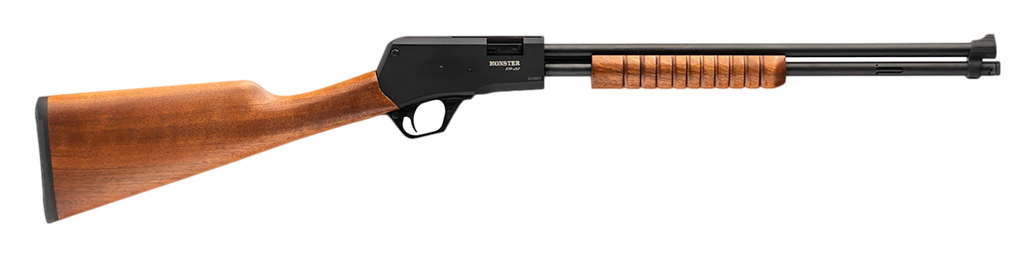 Dickinson ER22W 22 LR 18.50" Wood Stock Pump Shotgun Brown
