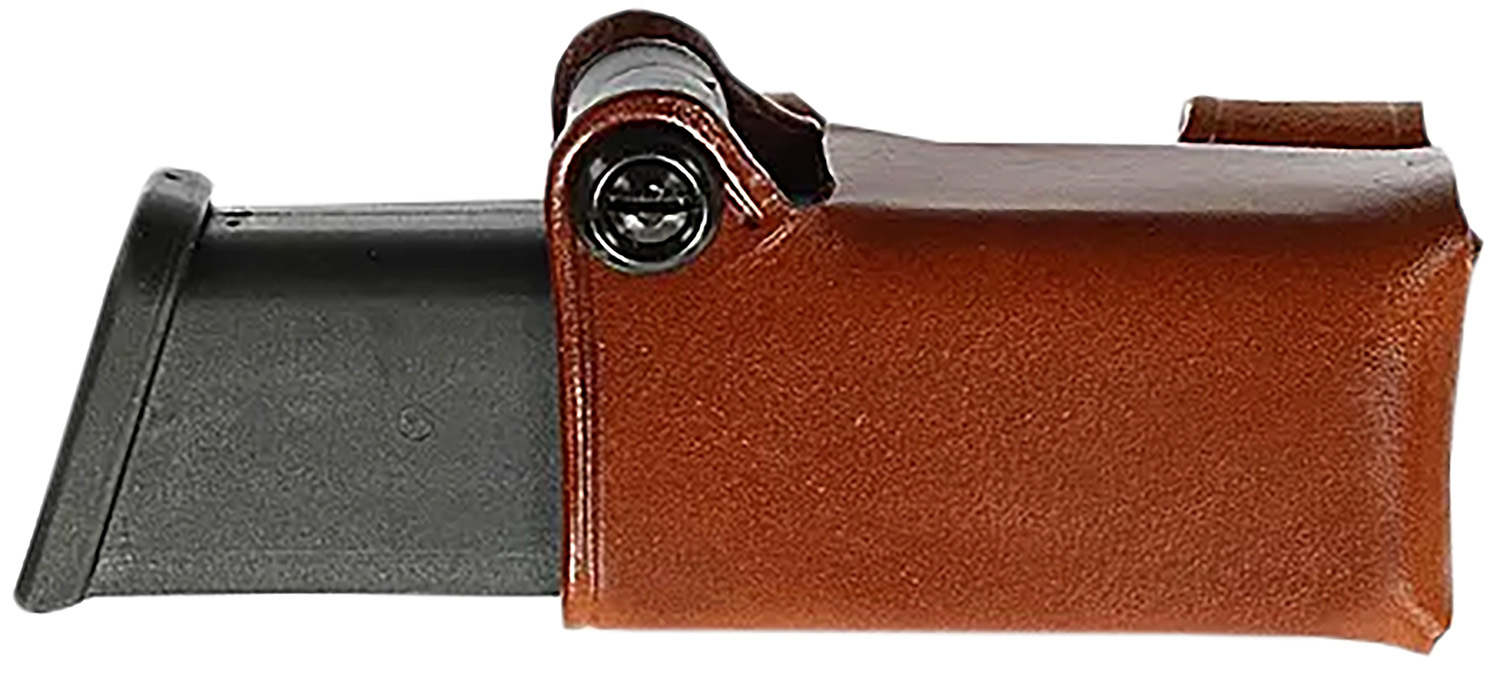 Galco HMC22 Horizontal Mag Carrier Tan Steerhide Ambidextrous