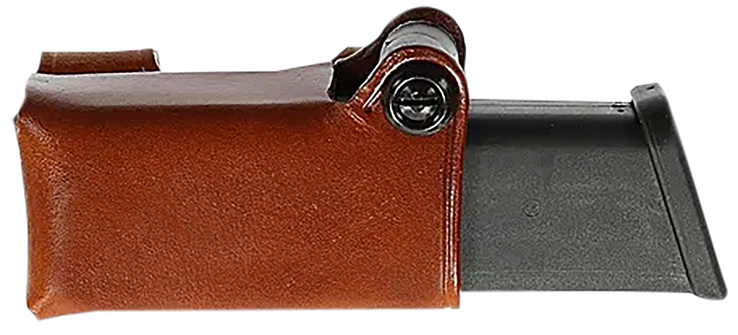 Galco HMC26 Horizontal Mag Carrier Tan Steerhide Ambidextrous