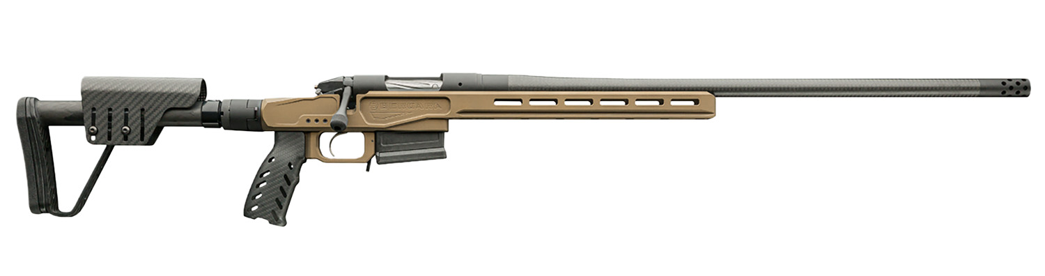 Bergara Rifles BPR3722CM Premier MgLite Full Size 22 Creedmoor 5+1 20" Carbon Fiber CURE Carbon Fiber Barrel, Graphite Black Cerakote Steel Receiver, Flat Dark Earth XLR  Folding Chassis