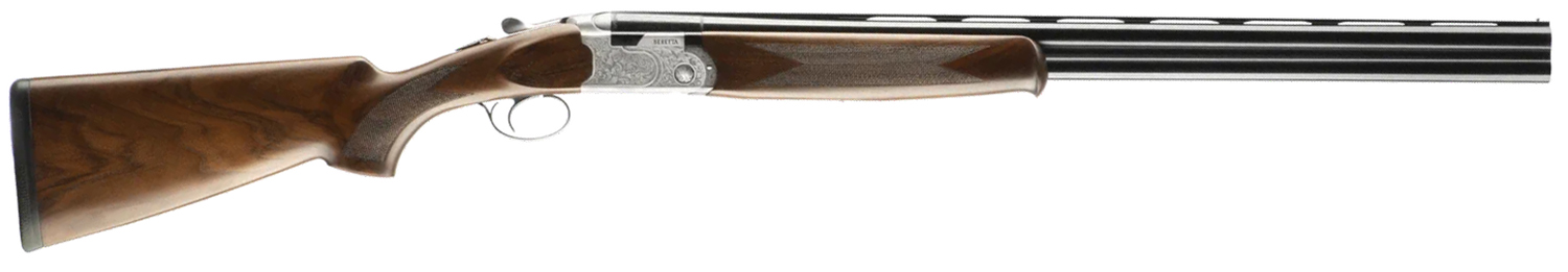 Beretta USA J686F1226 686 Silver Pigeon I 12 Gauge 3 2rd 26 Blued Over/Under Vent Rib Barrel  Silver Engraved Receiver, Fixed Grade II Walnut Wood Stock  Right Hand