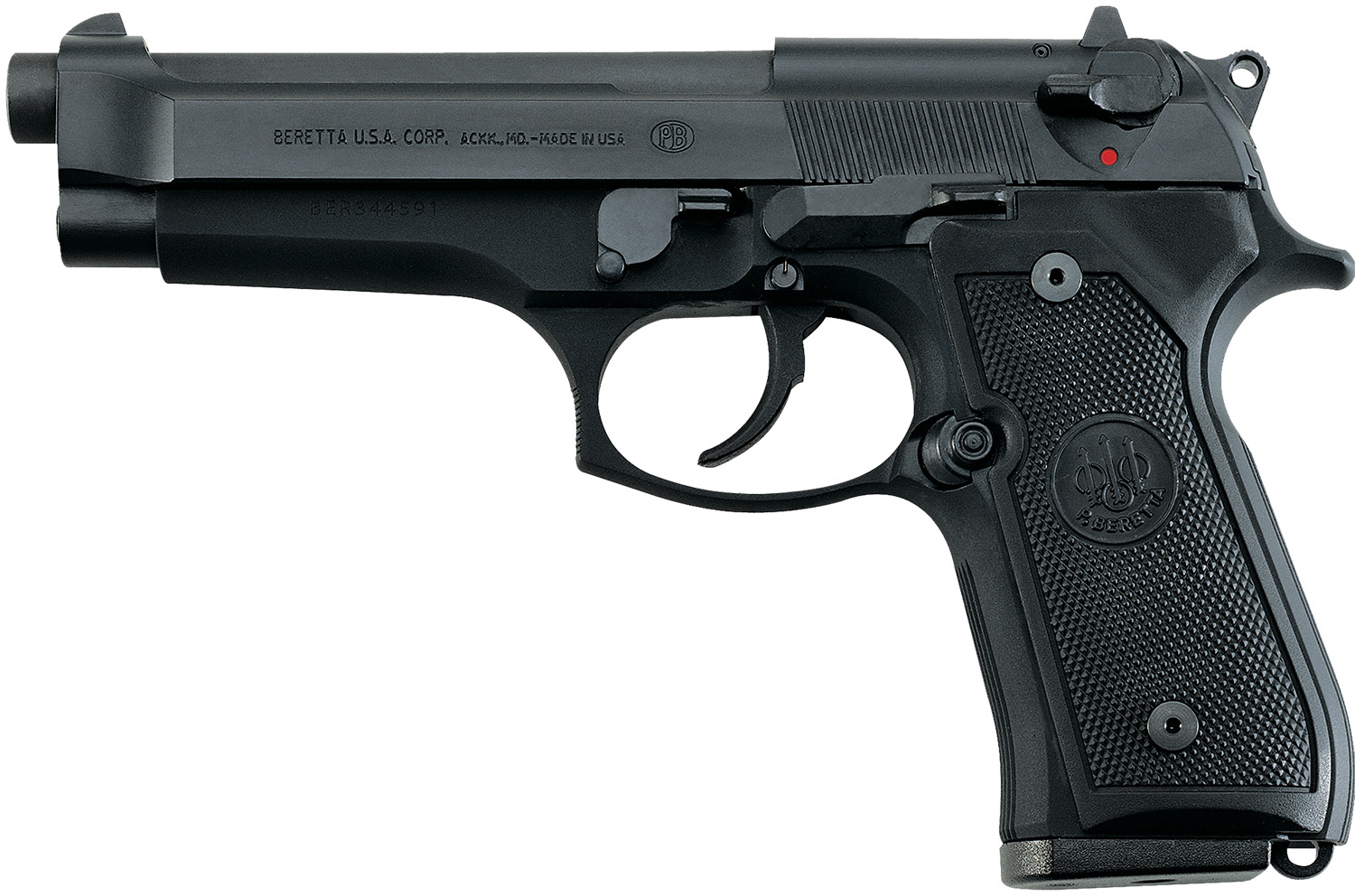 92FS 9MM BL/BLK 4.9″ 10+1 CA