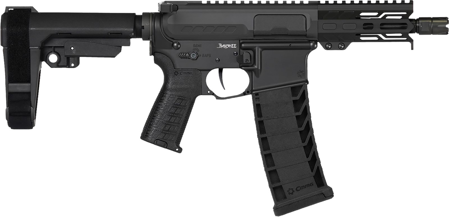 CMMG 94AD90F-AB Banshee MK4 9mm 5" 30+1 Black Polymer 5 lbs - CMMG - 9mm Luger (9x19 Parabellum)