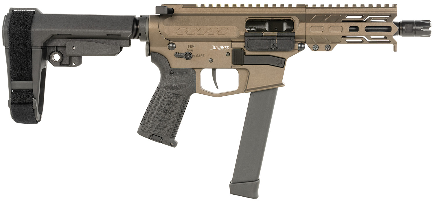 CMMG 99A290F-MB Banshee MKGS 9mm 5" 33+1 M-LOK Pistol Black