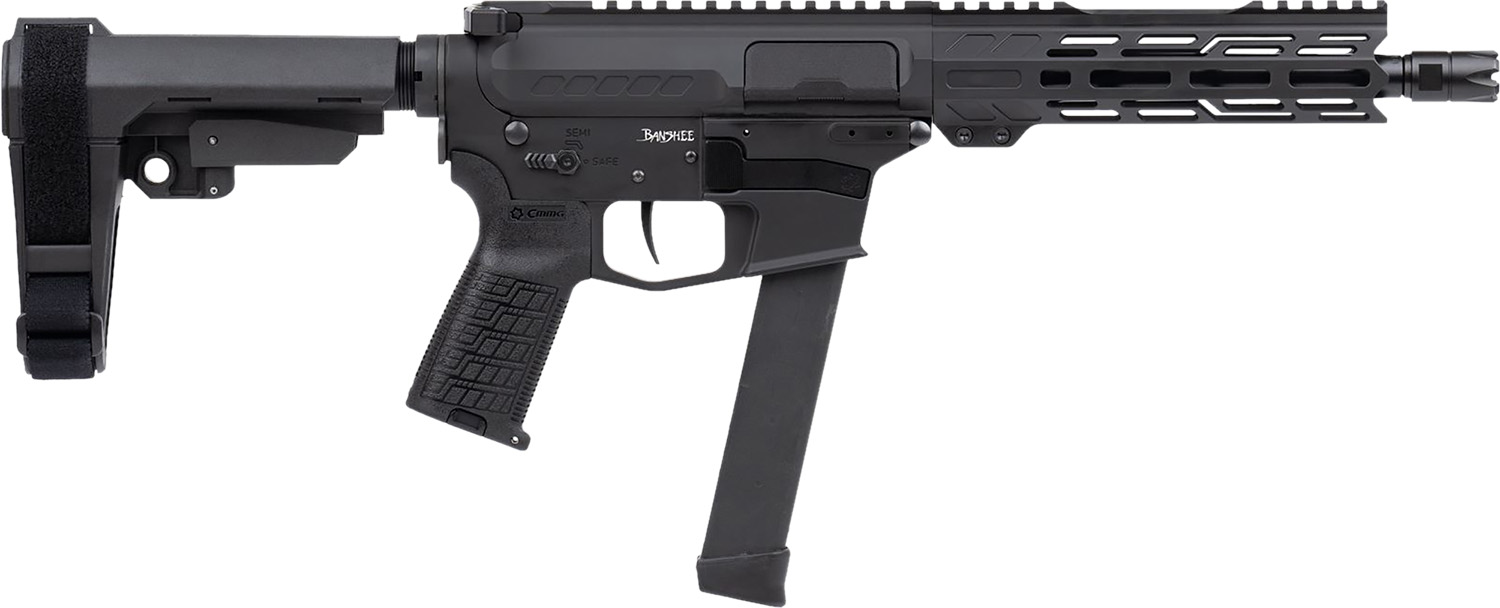 CMMG 99A520F-AB Banshee MKGS 9mm 8" 33+1 Polymer 5.2 lbs AR Pistol