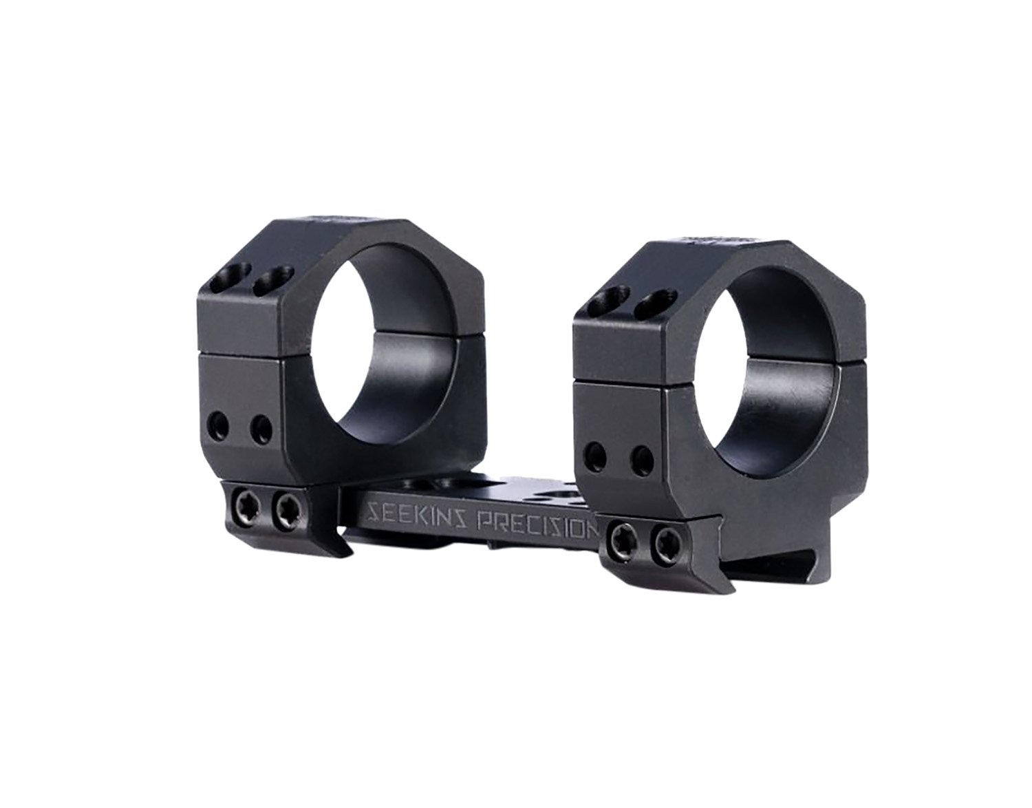 Seekins Precision 0010650120-F Precision Mount  Black 7075 Aluminum 34mm Tube