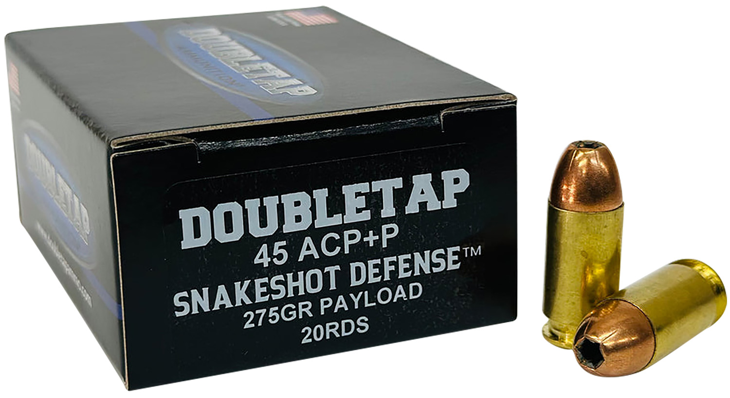 DoubleTap Ammunition 45ASS20 Snake Shot 45ACP 20 Per Box/50 Case