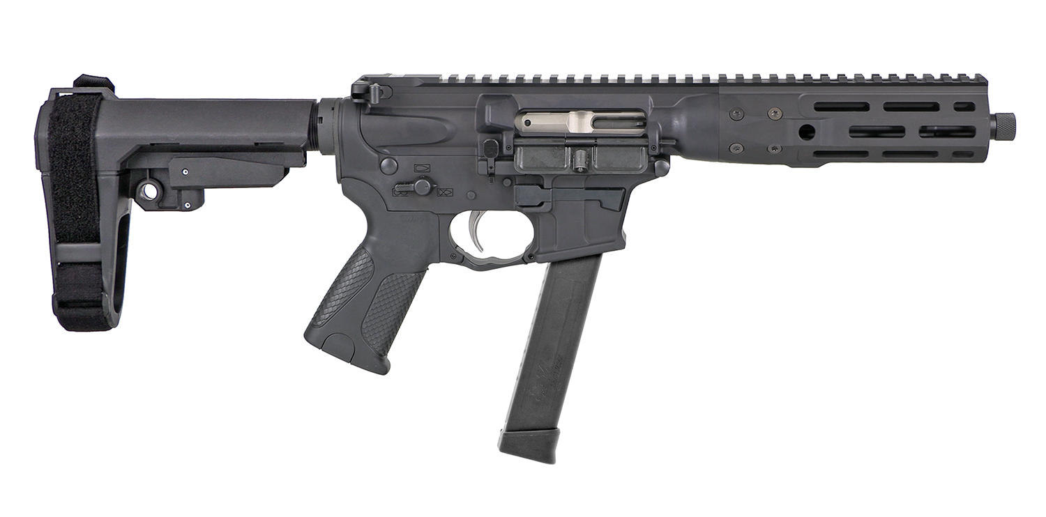 LWRC IC-9 AR Pistol - Black | 9mm 8.5" Threaded Barrel SBA3 Brace ...