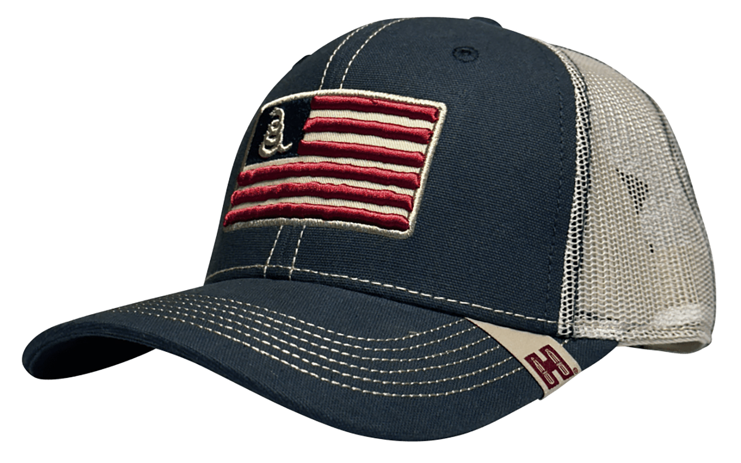 Hornady 33310 Navy Trucker Hat Gadsden Flag OSFA Snapback Adjustable