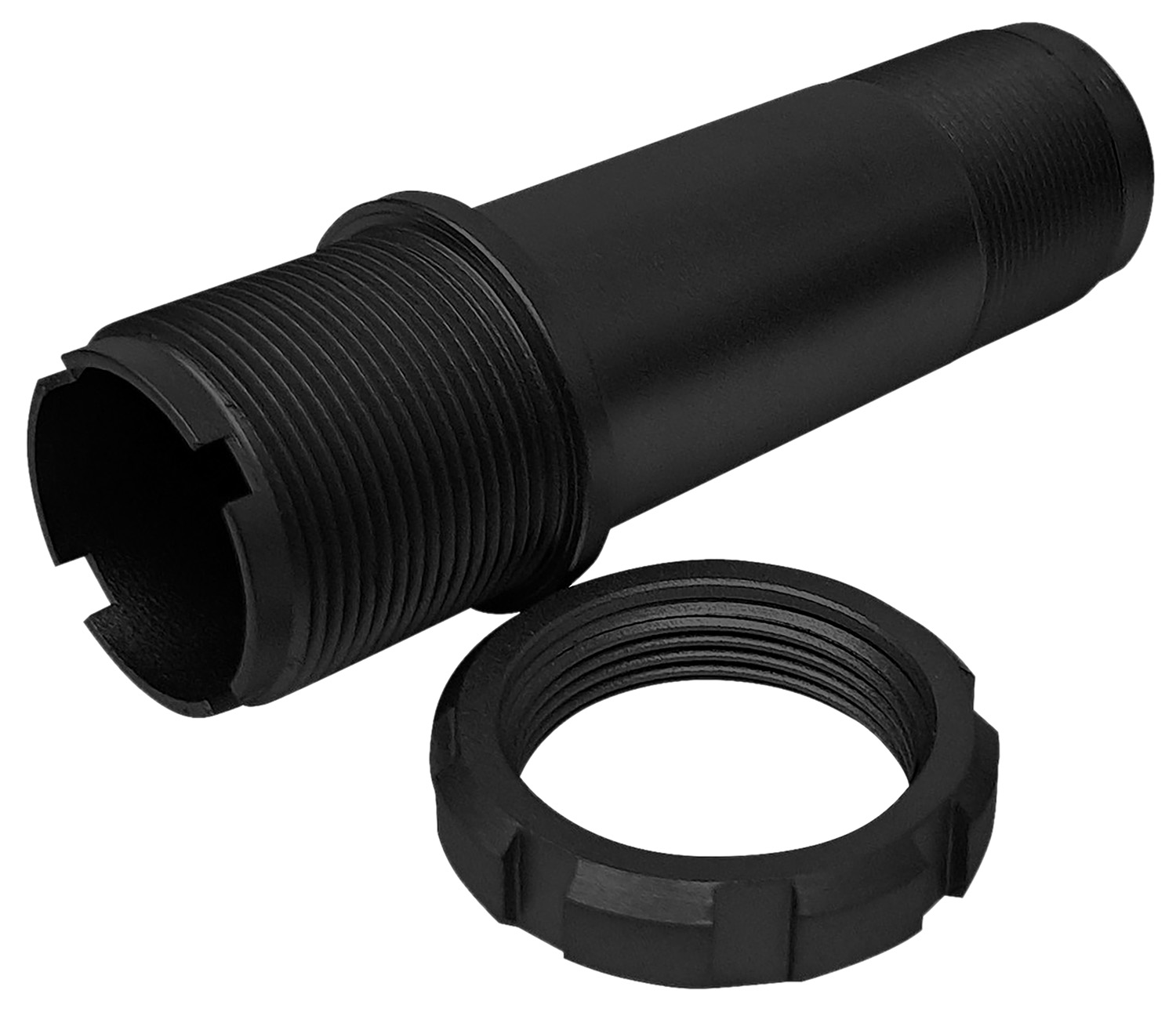 Yankee Hill 1255A VICTRA-12 Stainless Steel Melonite Black Mount 3.70" - YHM - 3.70"