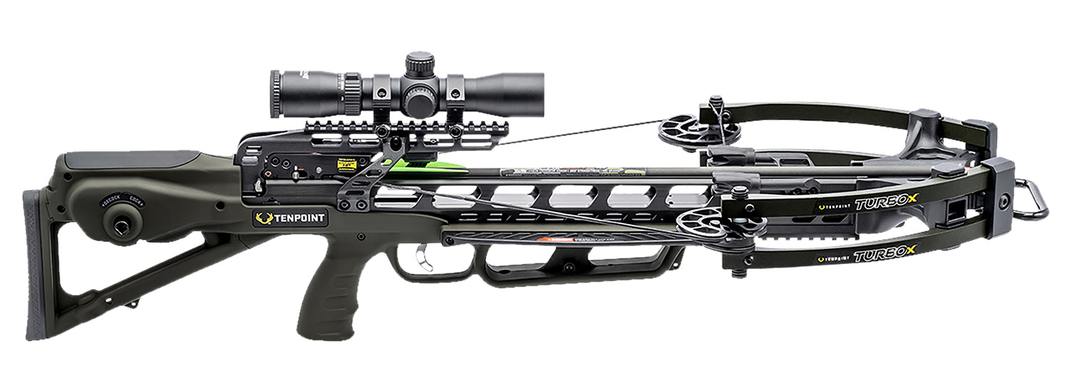 TENPOINT XBOW TURBO X 415FPS ACCUSLIDE R-MASTER 100 MOSS