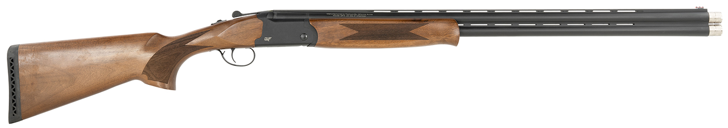Gforce Arms GF5B1228 Filthy Pheasant  12 Gauge Break Open 3 2rd 28 Over/Under Vent Rib Barrel, Engraved Nickel-Plated Receiver, Fixed Turkish Walnut Stock