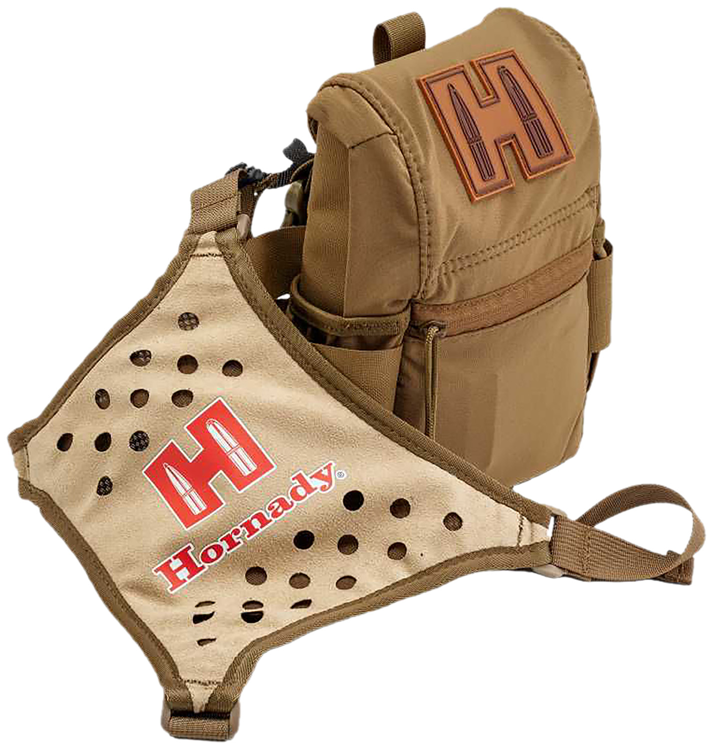 Hornady 99163 Bino Case Tan Harness with Magnetic Closure