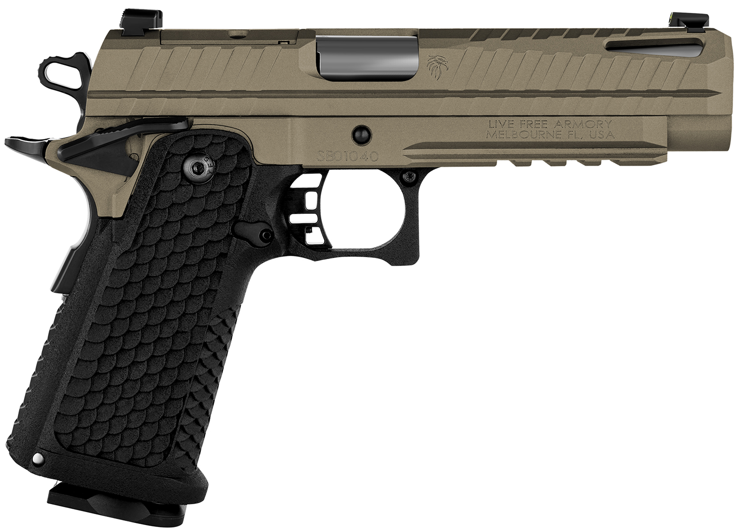 Live Free Armory Apollo 11 Semi-Automatic Pistol 9mm Luger 4.9" Barrel