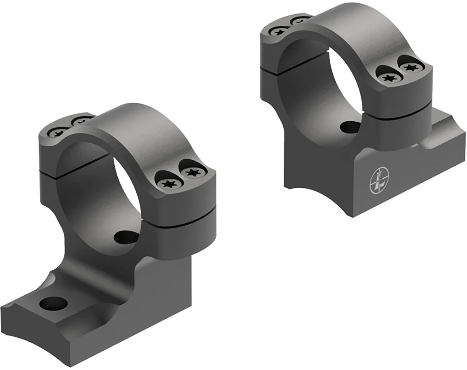 Leupold 177142 BackCountry Black 7075 T-6 Aluminum 1" Tube Medium Fits Winchester XPR