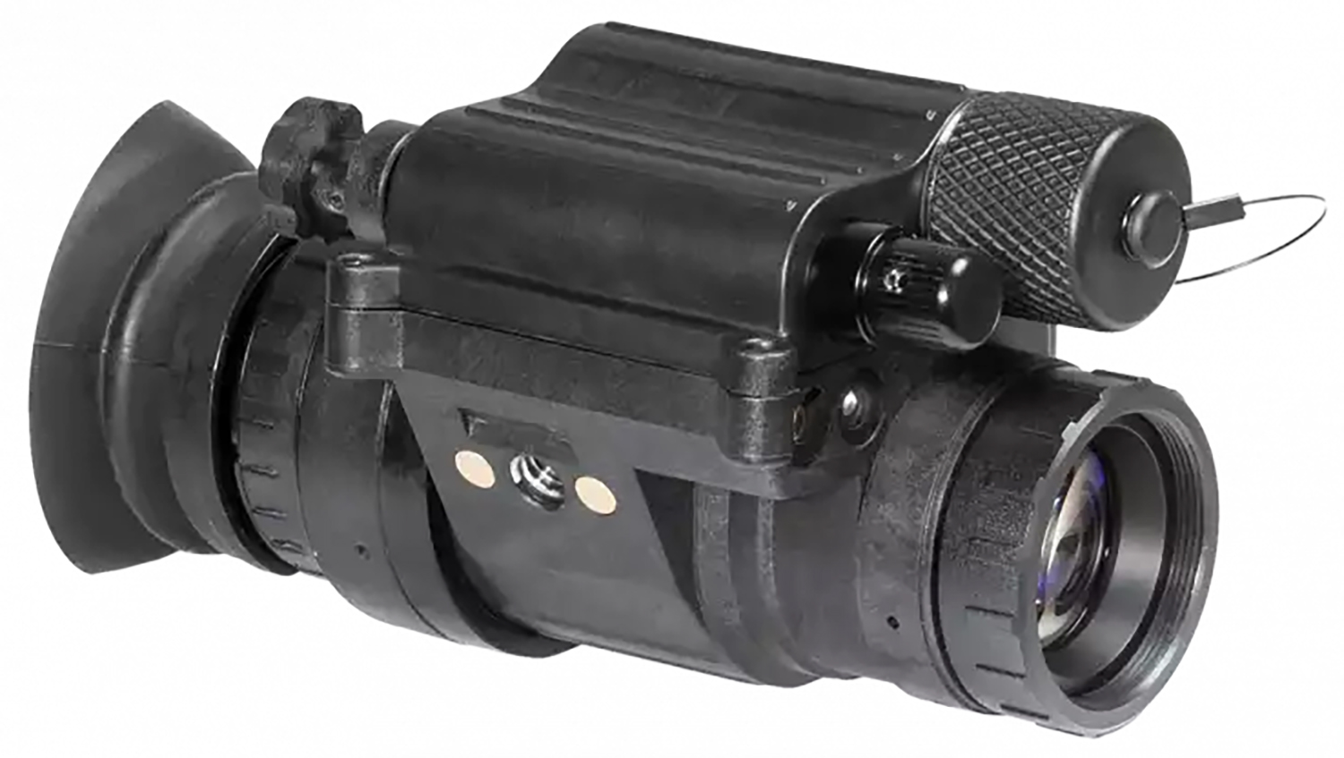 AGM PVS-14E NL1 Monocular – Proven Gen 2+ Level 1 Night Vision 5 AGM PVS-14E NL1 Monocular side view