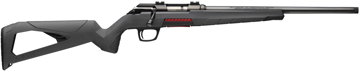 Winchester Repeating Arms 525201270 Xpert Strata SR Full Size 17 HMR 8+1 18" Matte Black Steel Threaded Barrel, Matte Black Drilled & Tapped Steel Receiver, Black Adj Cheek Piece & LOP Synthetic Stock