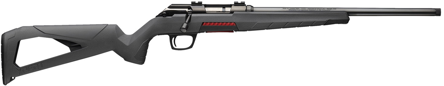 Winchester Repeating Arms 525201204 Xpert Strata SR Full Size 22 WMR 8+1 18" Matte Black Steel Threaded Barrel, Matte Black Drilled & Tapped Steel Receiver, Black Adj Cheek Piece & LOP Synthetic Stock