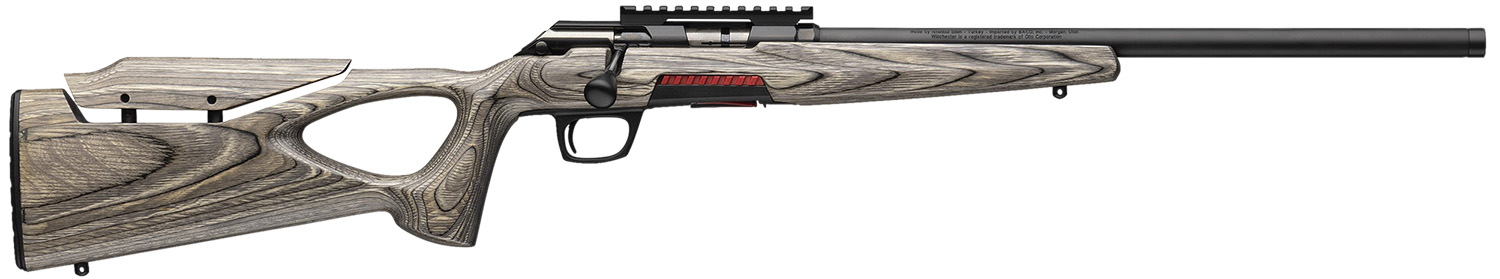 Winchester 525227102 Xpert 22 LR Rifle 10+1 Matte Black/Gray Thumbhole - Winchester - 22 LR