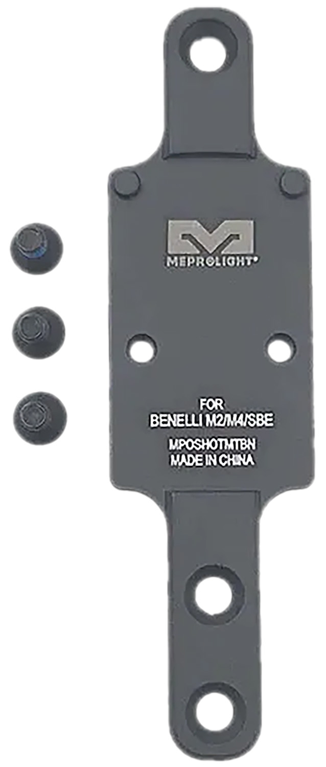Meprolight 901141040 Optics Plate Matte Black Aluminum for Benelli M2/M4/SBE