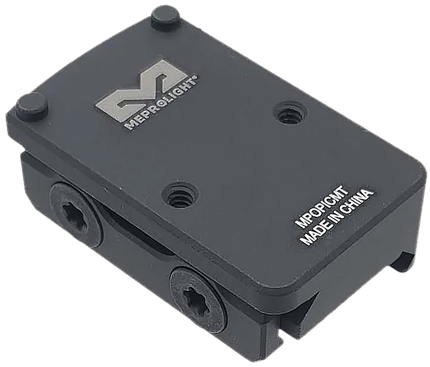 Meprolight 901141044 Picatinny Riser Matte Black Aluminum RMR Mount