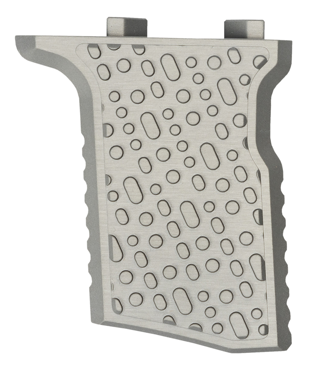Q LLC ACCQSERTVGAL Deluxe Q-Sert Vertical Grip Silver Anodized Aluminum