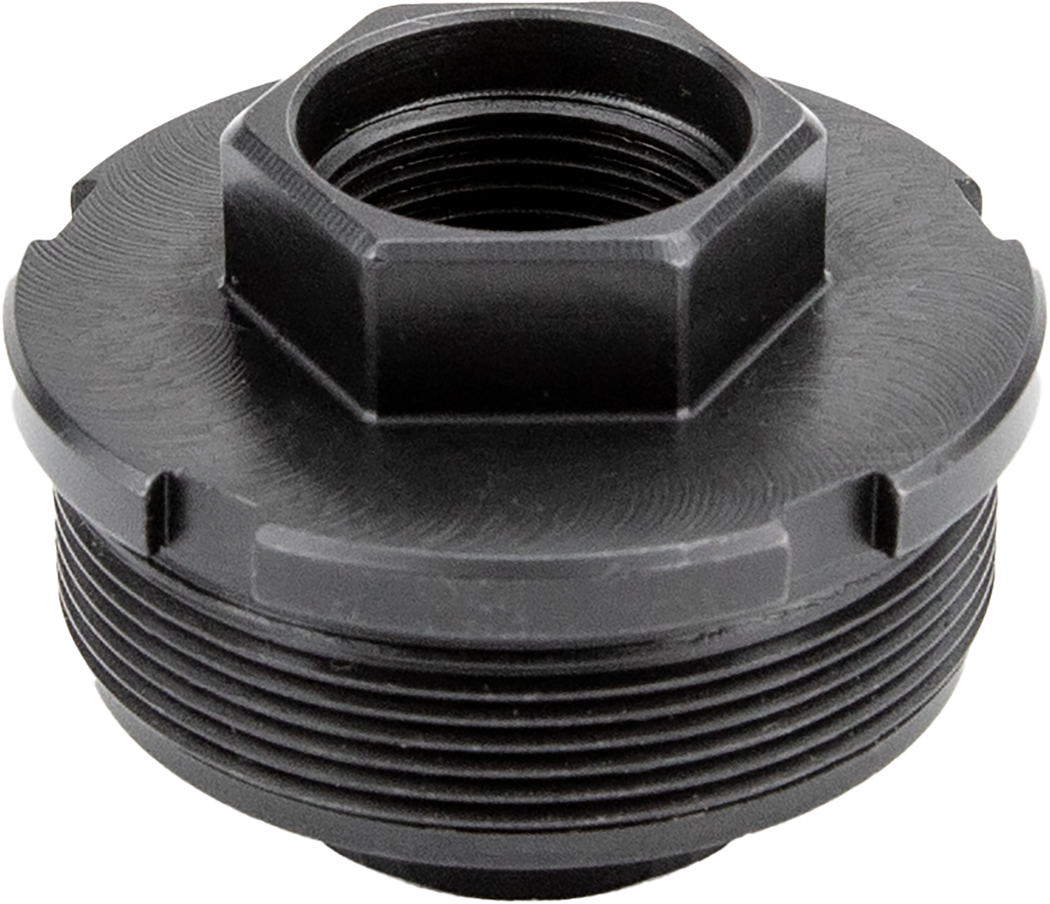 Kgm Suppressors A-DTA-S-2  Direct Thread Adapter Fits 5/8"x24 Steel Nitride Black