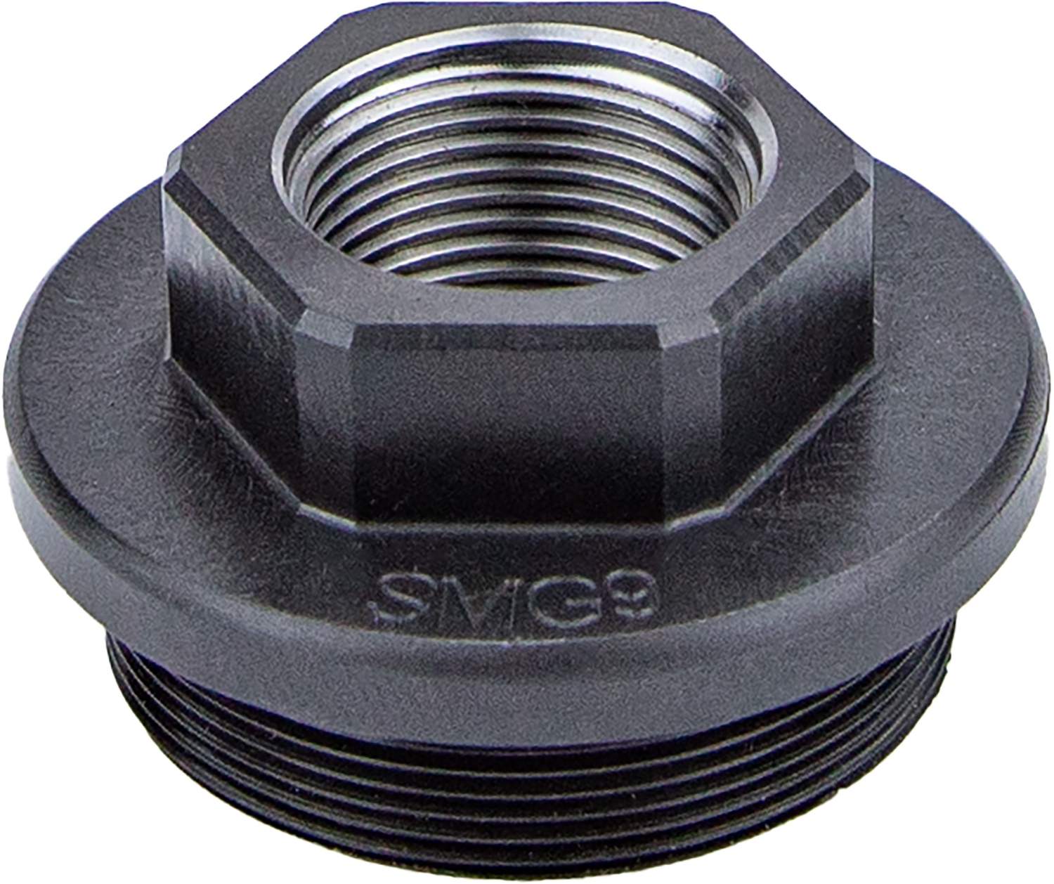 Kgm Suppressors A-SMG9-DTA-S-3 SMG9 Direct Thread Adapter Black Nitride Steel 5/8"x24 Threads