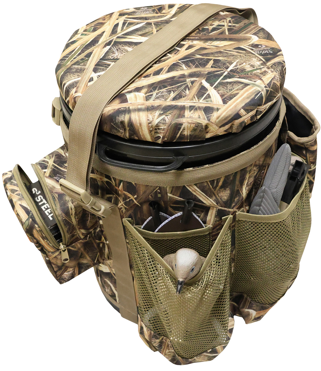 MOJO HW2553 Dove Game Bucket with Swivel Seat