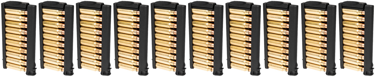 Kel-Tec PR5750010 Stripper Clip  10rd Black Polymer 10 Pack