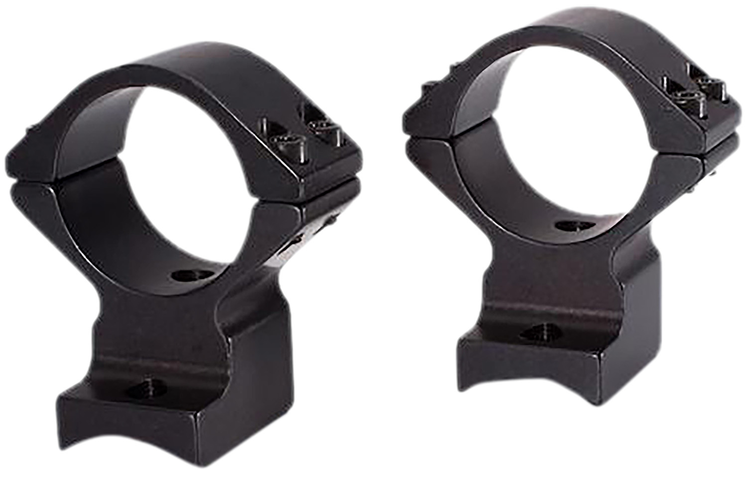 Talley 95X719 Scope Mount/Ring Combo Black Anodized Aluminum 1" Tube, Savage (8-40) Round Receiver W/Accutrigger, High R