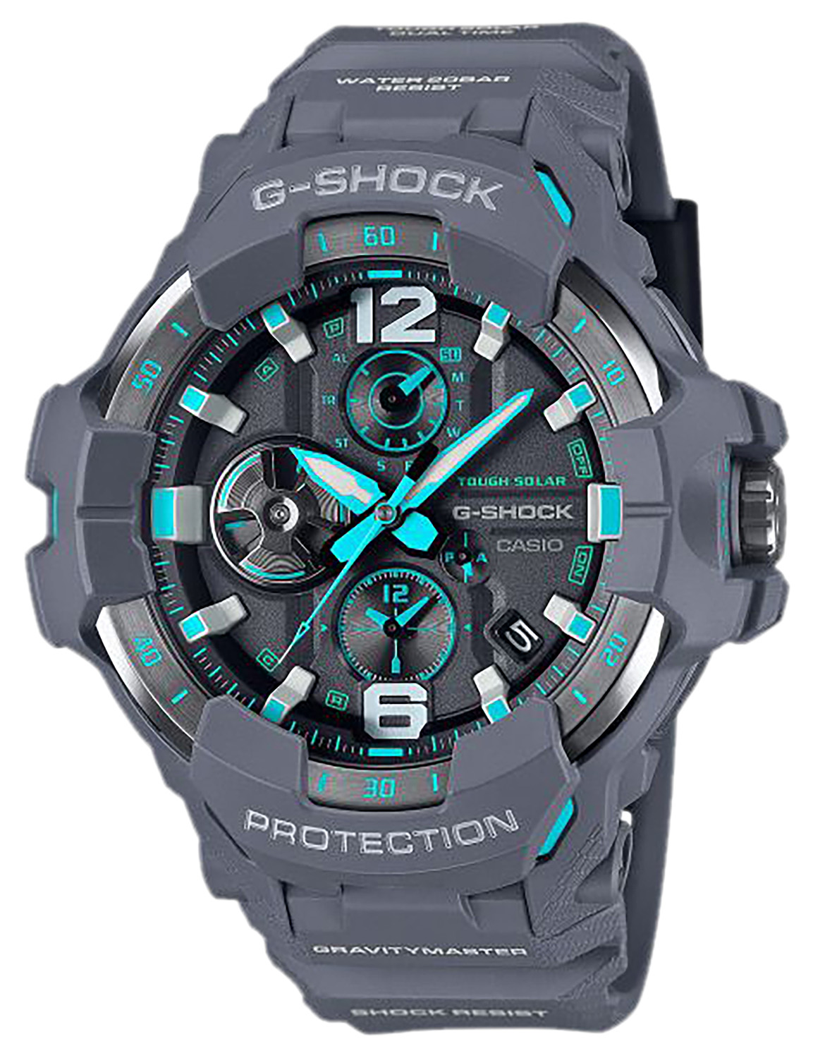 GSHOCK GRB3008A2CR Gravity Master Solar Watch Gray