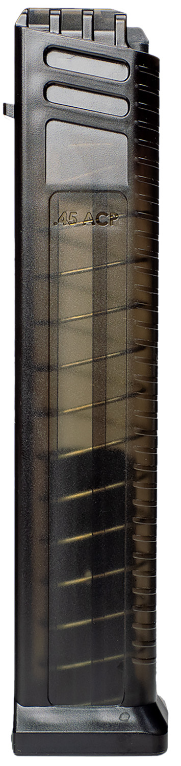 Global Ordnance 8588005940344 Stribog 10rd 45 ACP Smoke Polymer Magazine - Grand Power - 45 ACP Material