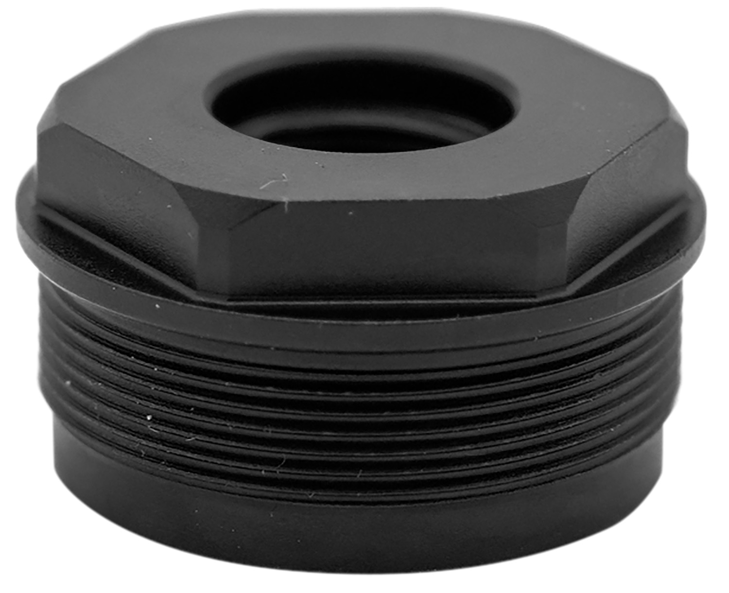Huxwrx 1914 Direct Thread Adapter  Fits 1/2x28 Steel Black Nitride