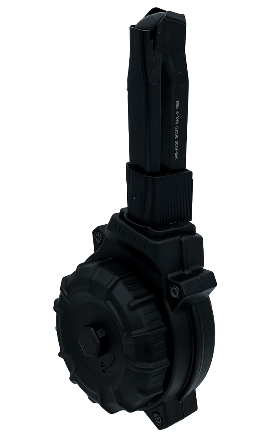 PROMAG Ruger Max-9 9mm 50 Rd Drum Black Polymer Magazine (DRM-A100)