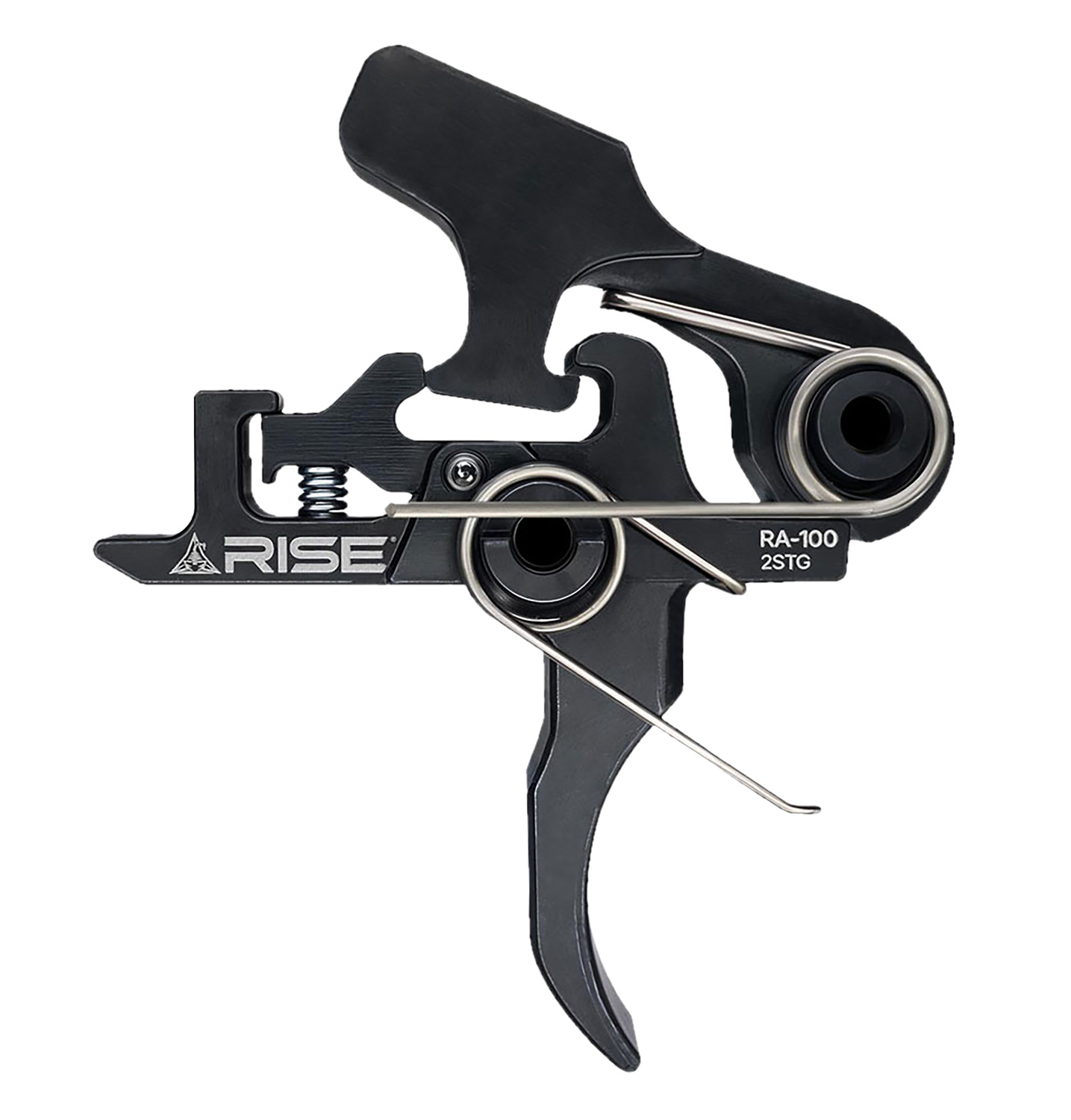 Rise Armament RA100BLK RA-100 Black Nitride Curved Trigger AR-Platform