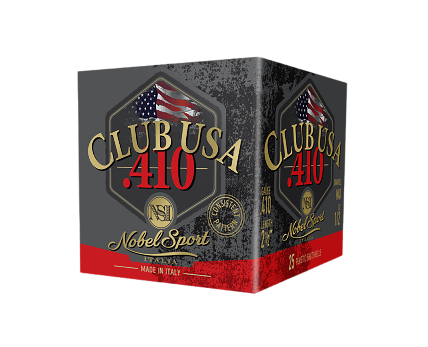 Nobel/Eurosports LLC ANS4129 Club USA 410Gauge 2.50” 1/2oz 9Shot 25...