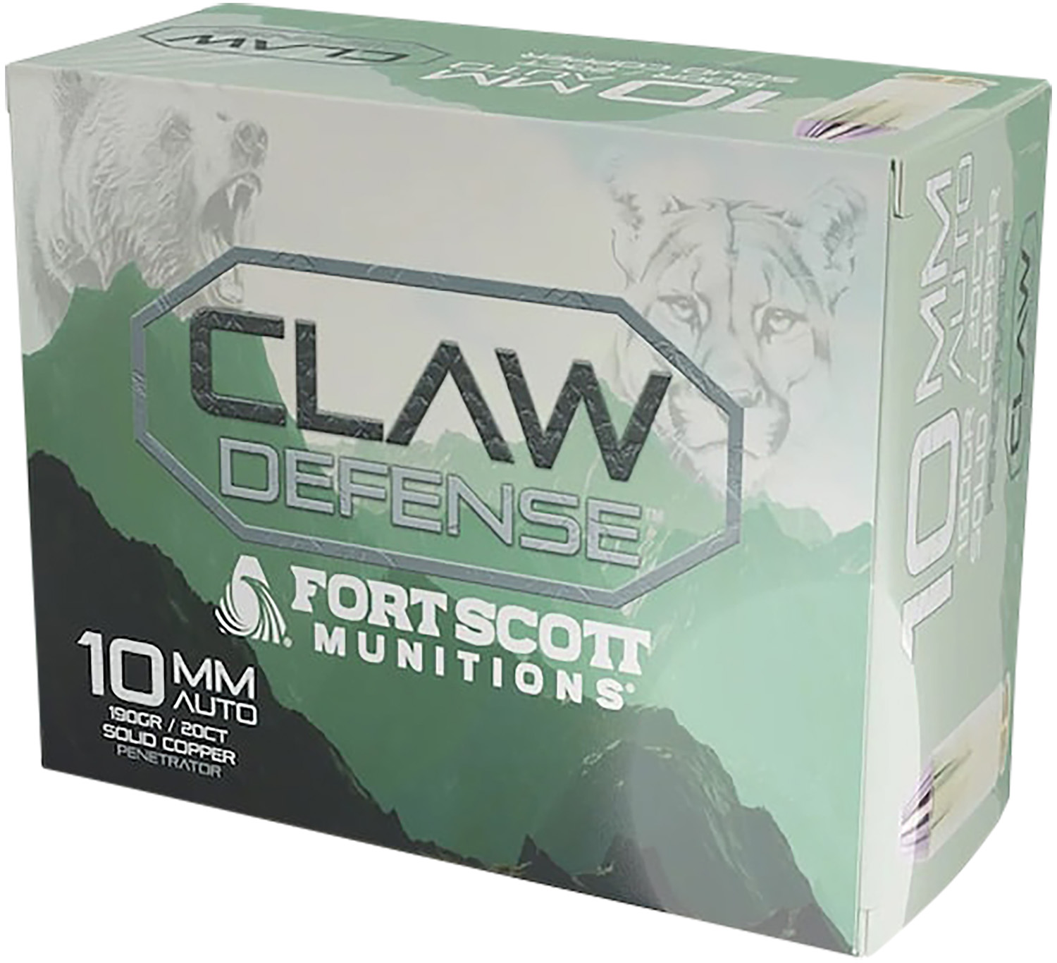Fort Scott Munitions 10MM190SCVFNCD Claw Defense 10mm 190gr 20/Box