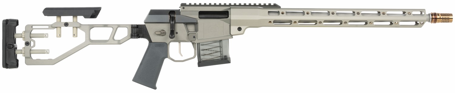 Q LLC MINIFIX300BLK16INRIFLE Mini Fix  300 Blackout 16 Black Anodized Tapered Threaded Barrel, Black Anodized Picatinny Rail, M-LOK Handguard ,Adj Folding Black Stock, Polymer Grip