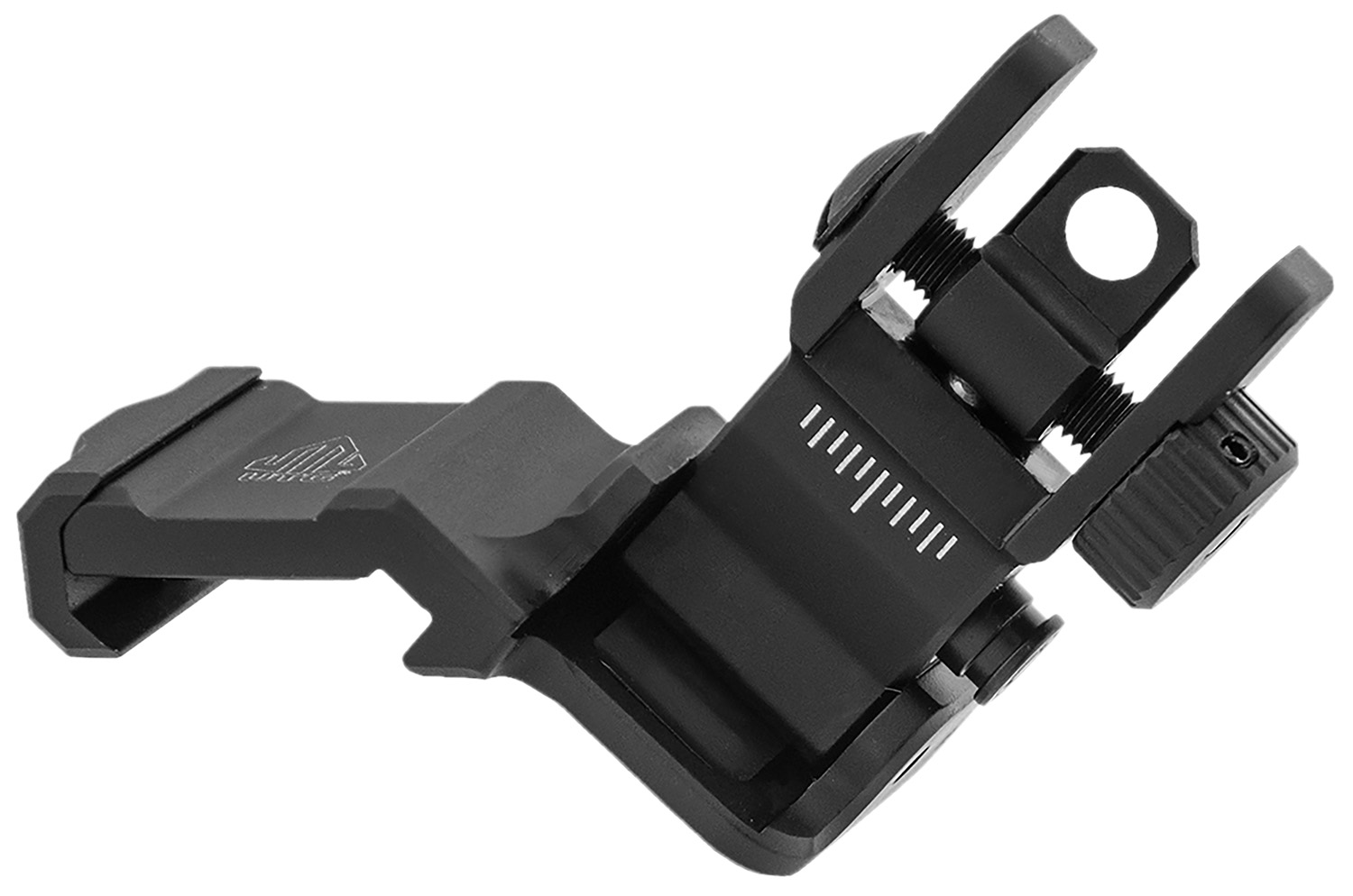 UTG MT945 ACCU-SYNC 45 deg Rear Sight, CNC Aluminum/Steel, Matte Black