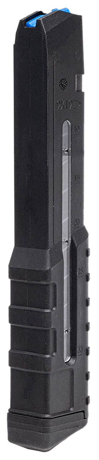 UTG RBTPD933 9mm 33-Round Windowed Polymer Magazine Matte Black