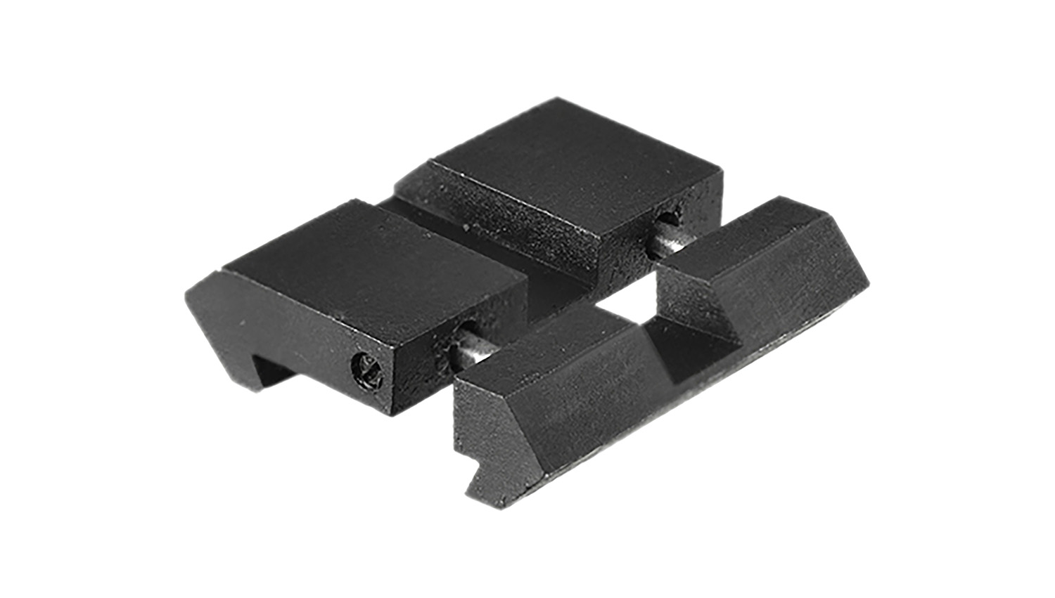 UTG MNTDT2PW01 Dovetail-to-Picatinny Snap-on Rail Adaptors, Aluminum, 2-Pack - Leapers