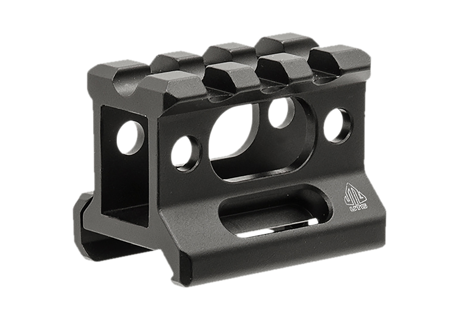 Leapers MTRSX1S Picatinny Riser 1" Height, 1.57" Length, Aluminum Black - Leapers - PICATINNY RISER