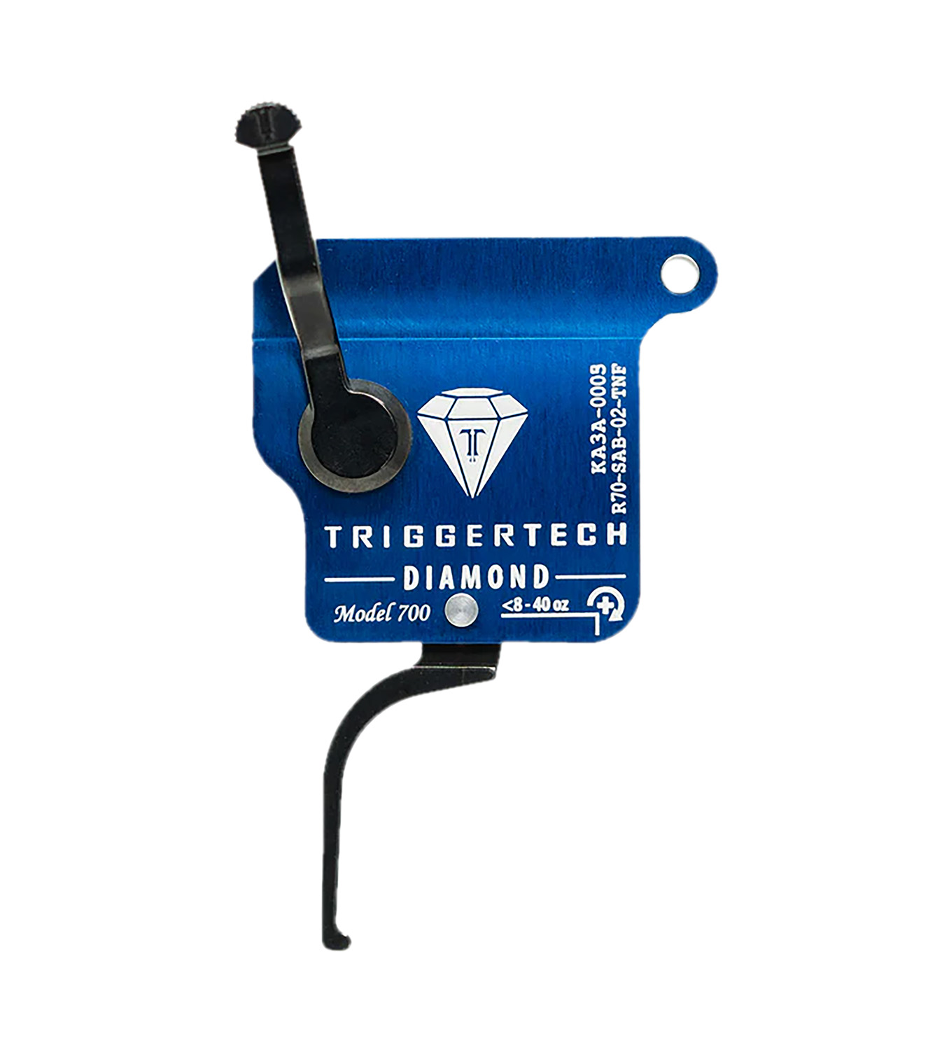 TriggerTech R70SAB02TNF Diamond Black Flat Trigger Remington 700 RH - TriggerTech