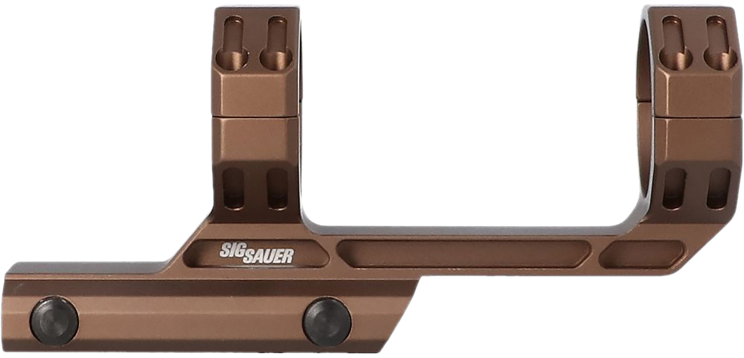 Sig Sauer Electro-Optics SOA20016 Alpha MSR Scope Mount/Ring Combo Coyote Brown Aluminum 30mm Tube