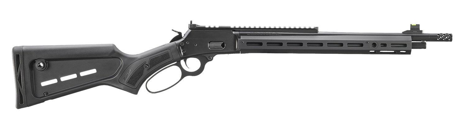 Marlin 70904 1894 Dark Series 357 Mag/38 Special 8+1 16.17" Satin Black Threaded Barrel, Satin Black Picatinny Rail Alloy Steel Receiver, M-LOK Handguard, Cheek Riser & M-LOK Slots Black Polymer Stock
