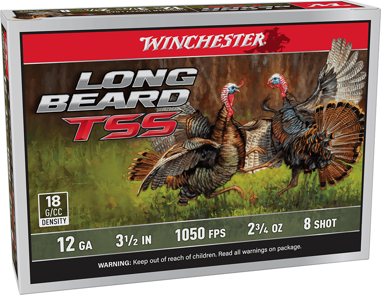 Winchester AMMO Long Beard TSS 12Ga 3.5in 5rd #8 Shotshell (LBTSS12L8) - Winchester - 12
